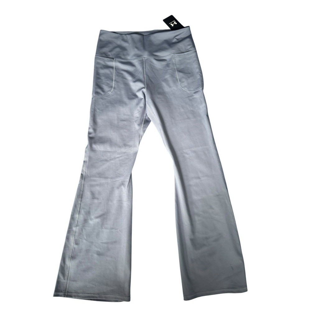 Under Armour Movement Flare Leggings Womens 1X Gray High Rise Yoga Pants 1379049